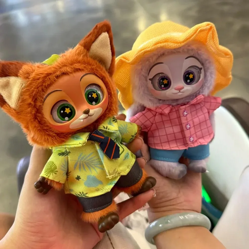 Zootopia صندوق أعمى لطيف نيك جودي عمل الشكل Zootopia أفخم دمية من الفينيل صندوق غامض شخصيات كرتونية الكرتون جمع لعبة مجسمة