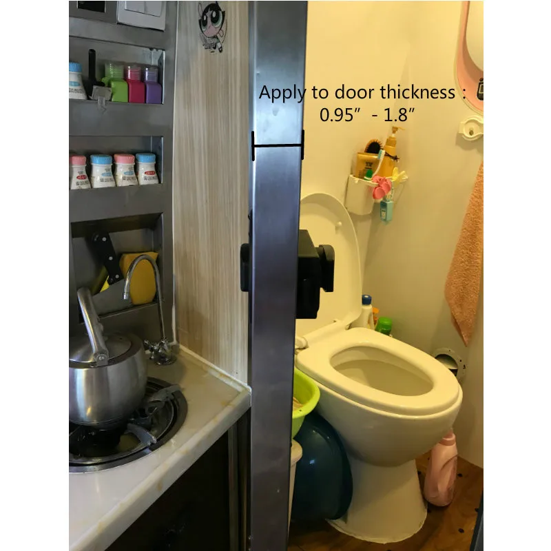 TYTXRV OEM مقطورة معدات التخييم موتور المرحاض قفل الباب قفل باب الحمام RV اكسسوارات RV تجديد الملحقات #5