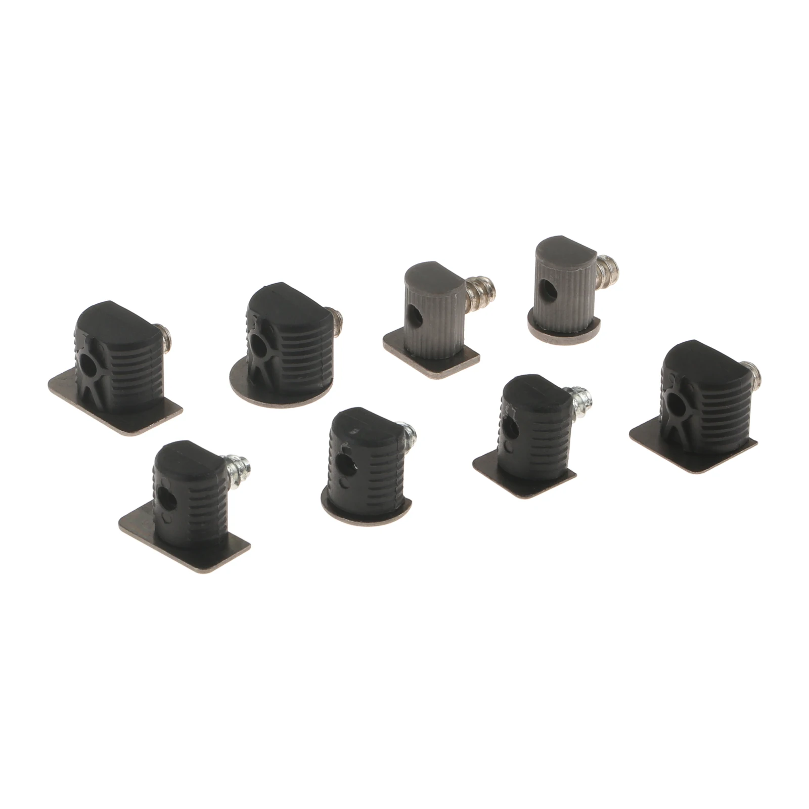 10Pc Plastic Shelf Studs Pegs Metal Pin Shelves Support Bracket Cabinet Cupboard Bracket Holder for Wooden Furniture Connecting