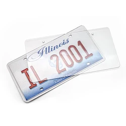 1Pcs Clear Anti-Speed Red Light Toll Camera Stopper Plate Photos License Cover Frame