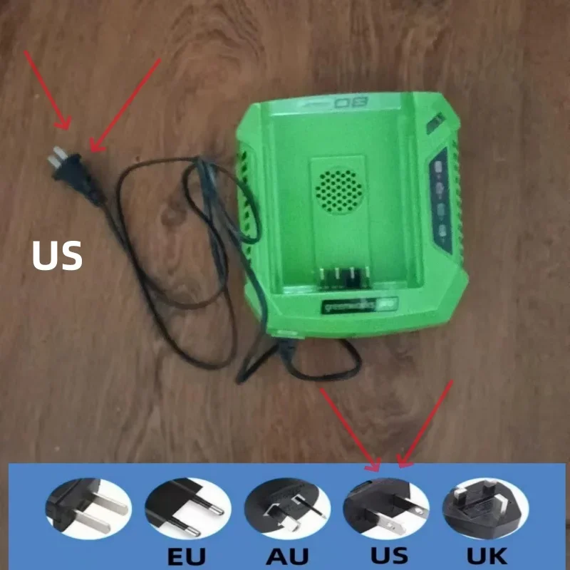 100%Original 4000mAh for GreenWorks BAB742 GBA80150 GBA80200 GBA80250 GBA80300 GBA80400 GBA80500 80V Power Tool Battery Charger