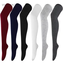 Black Striped Socks Women Funny Christmas Gifts Sexy Thigh High Nylon Long Stockings Cute Clothing Over Knee Socks For Girls