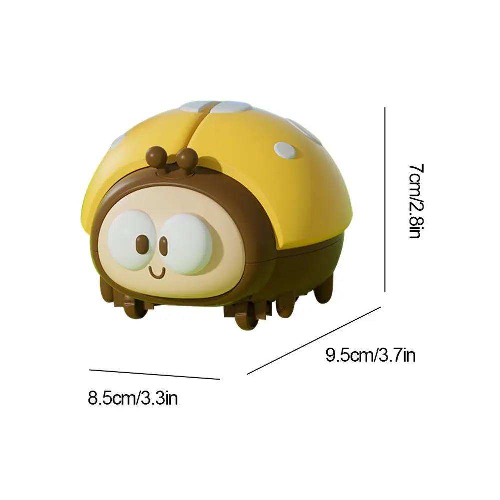 Ladybug Floating Ball Blowing Toy - Novelty Levitation Air Flow Focus Training Game, Early Educational Montessori Toy