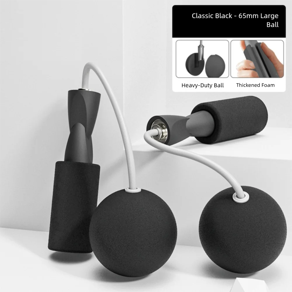 Multi-purpose Wireless Skipping Rope Indoor Sports Silent Dual-purpose Weighted Skipping Rope Double Bearing