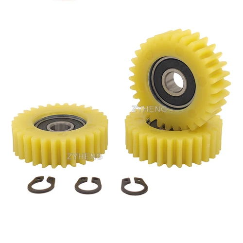 Imagen 2 del producto Engranaje de nailon para bicicleta eléctrica 30T, 40x12mm, 608RS, orificio del eje del rodamiento, engranajes planetarios de 8mm, piezas de rueda dentada para motocicleta, 3 uds.