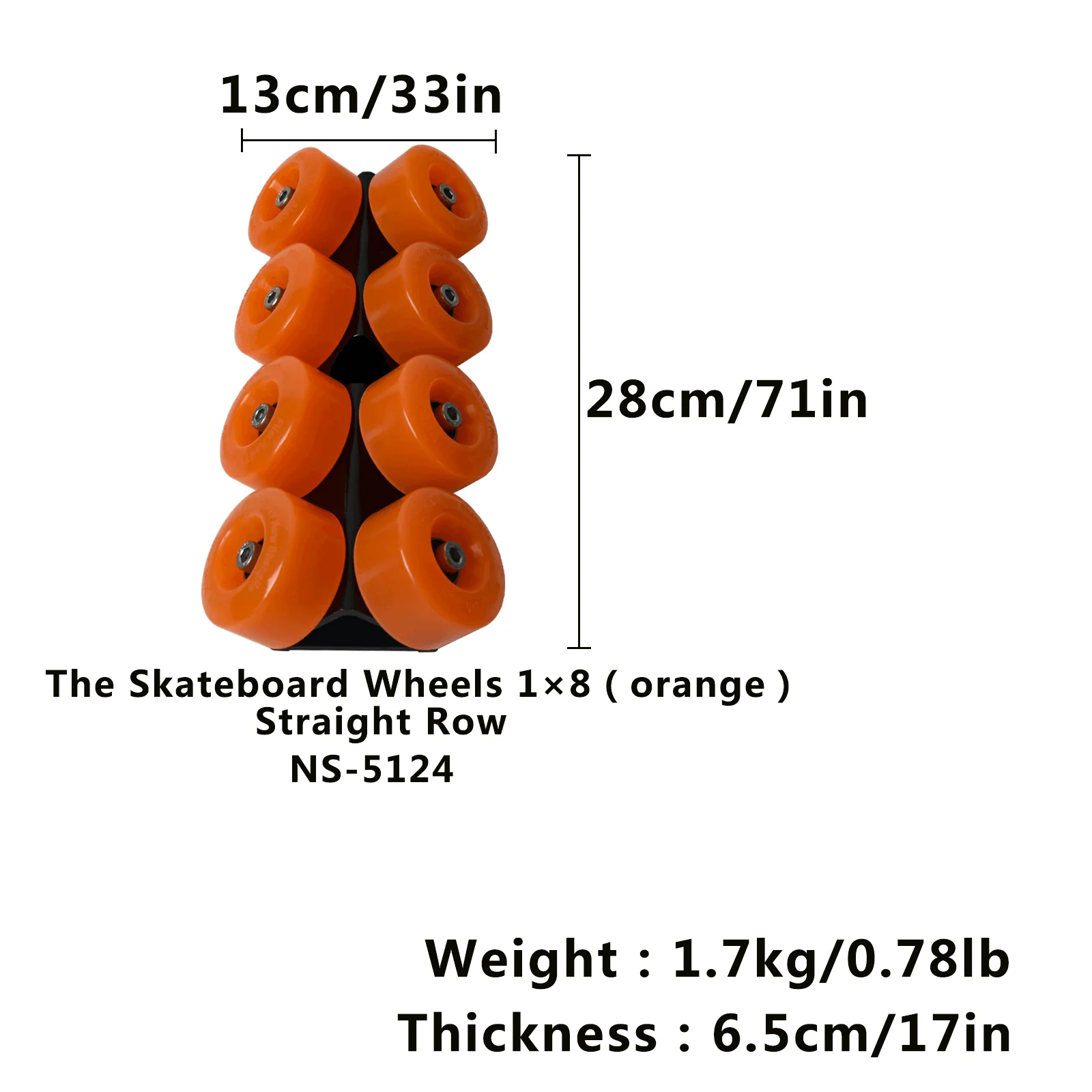 NSH Skateboard Wheels for Camera Dolly,Camera Tracks Slider Accessories