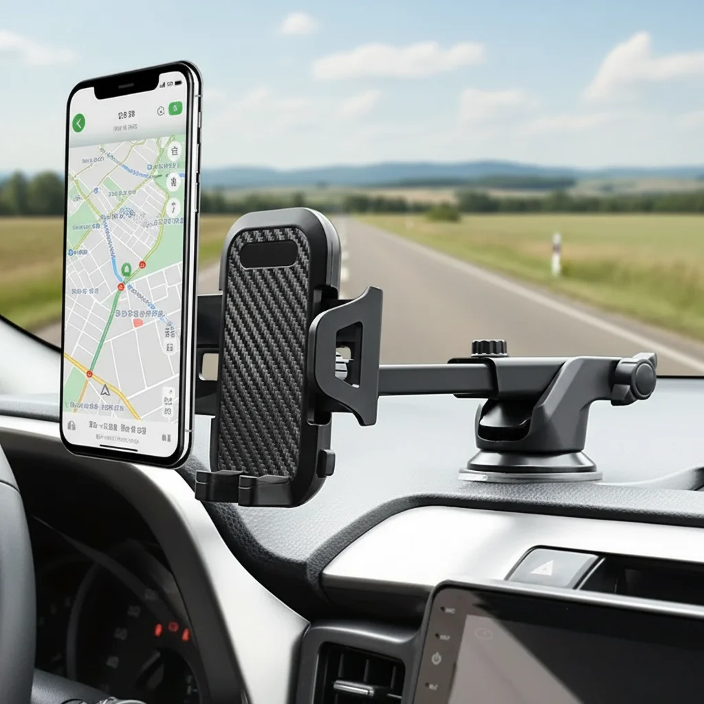 Car Phone Holder 360 Degree Windshield Dashboard Mount Mobile Stand for Smartphones