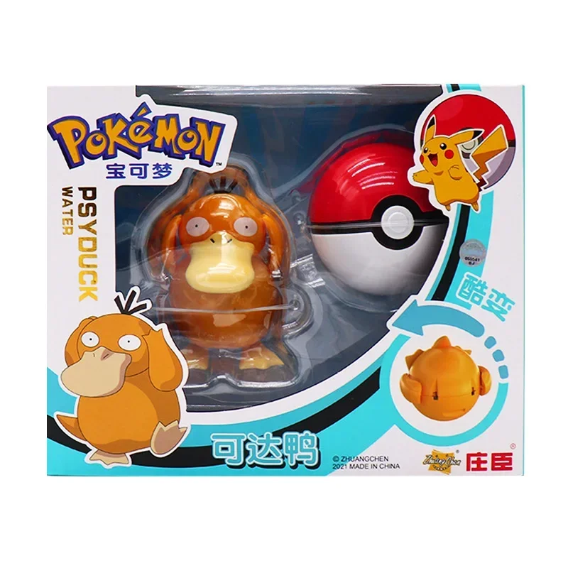 Original Pokémon-Ball-Verwandlungsspielzeug Psyduck Figur Pikachu Mewtwo Gyarados Taschenmonster Pokeball Actionfigur Dragonite – Detail 8