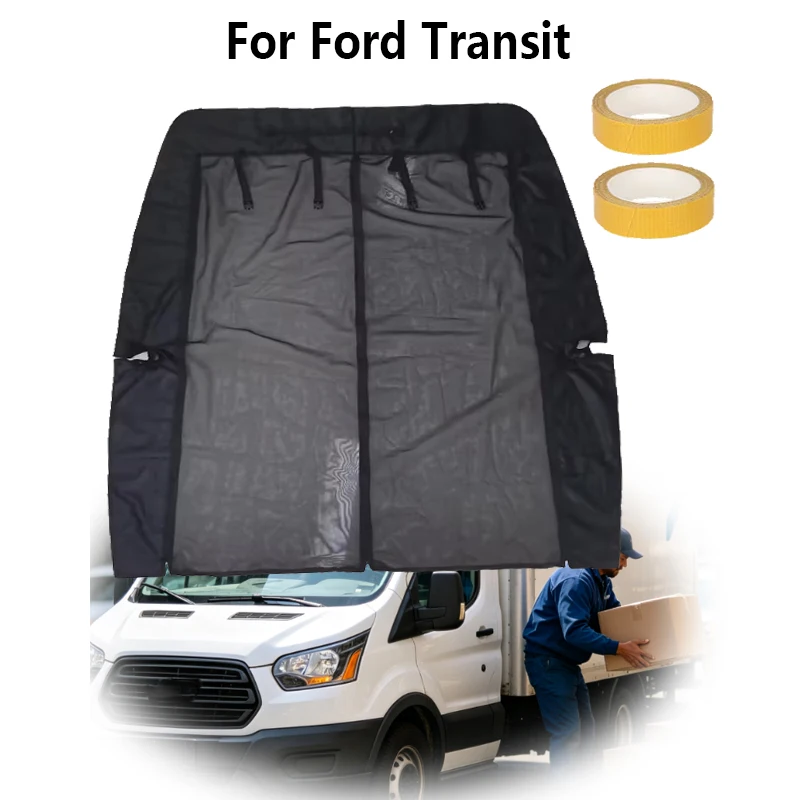 Heavy Duty Magnetic Mesh Net for Ford Transit Custom Camper Tailgate Insect Barrier Anti Mosquito Screen Outdoor 2012+