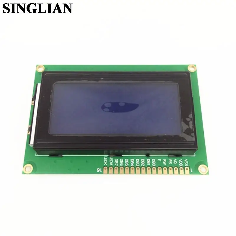 LCD1604 – écran LCD bleu 1604 16X4, Module d'affichage LCD 3.3V/5V avec rétro-éclairage pour Arduino