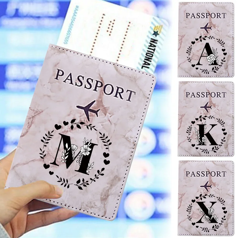 

Airplane Travel Passport Covers Passport Protector Holder ID Credit Card Holder UV Print Garland Series Travel Accessories