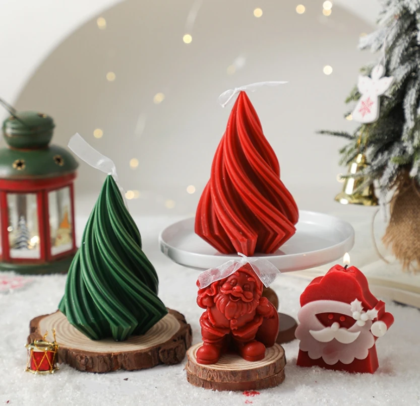 

PIOT5N6EE2 New Creative Geometric Column Wax Aromatherapy Candle Cross border Ins Home Decoration