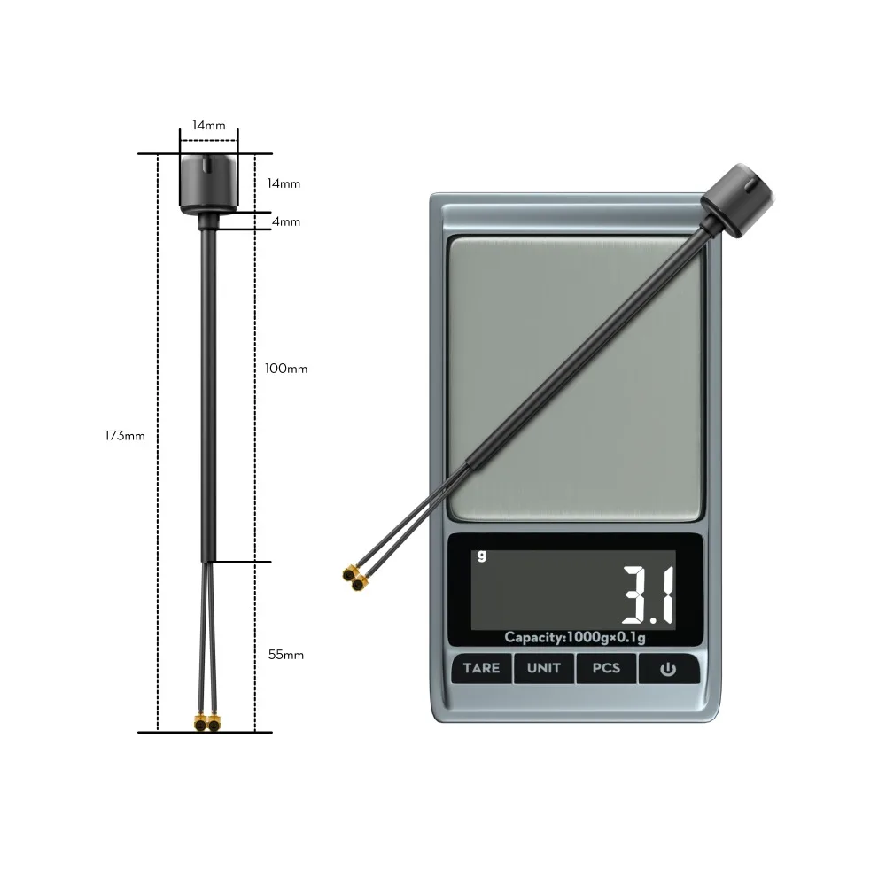 Flywoo バイポーラ デュアル バンド 5.8Ghz/2.4Ghz アンテナ V2 O3/O4 PRO と互換性あり FPV ドローン DIY パーツ用