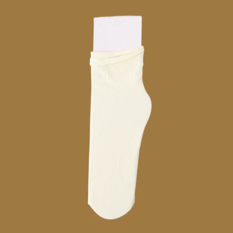 

3/10 Pairs 2024 New Summer Thin Middle Tube Socks Pile Socks Pure Cotton Bottom JK Long Tube Ice Socks White Women's Socks