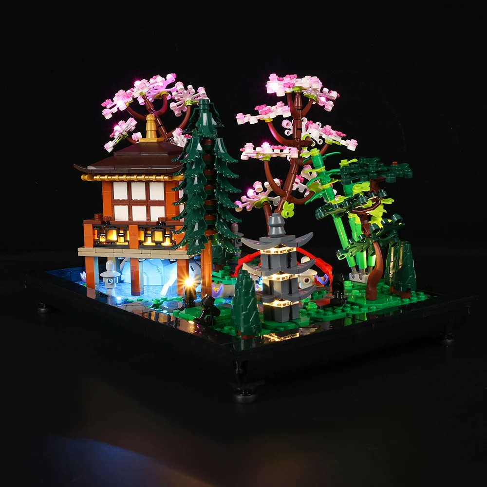 No Bricks LED Lights For Tranquil Garden Icons 10315