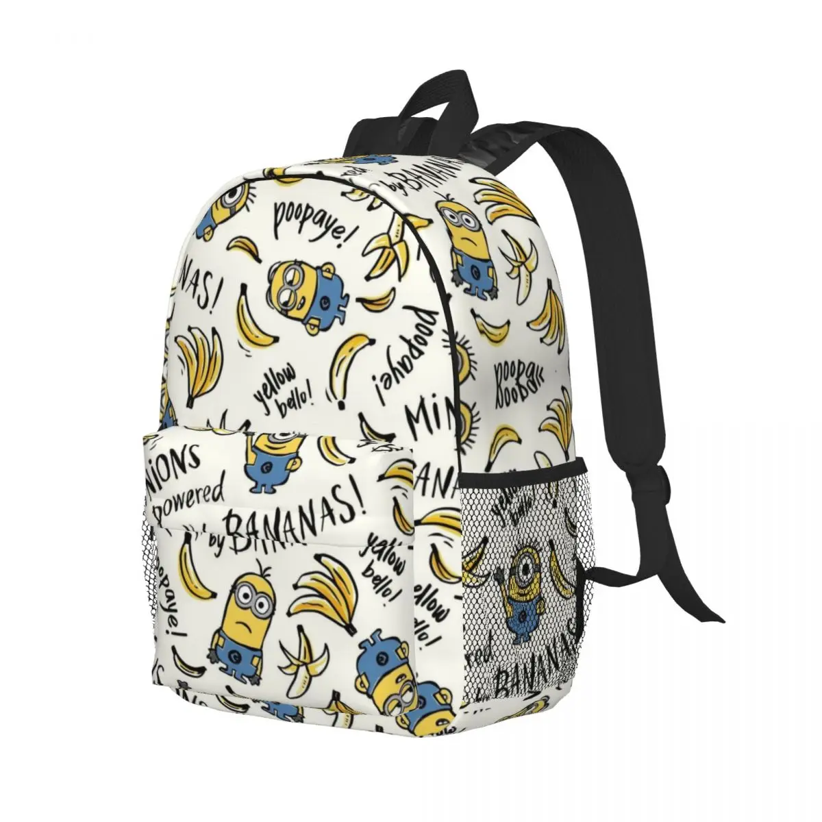 M-Minions Printed Lightweight Casual Schoolbag For School, Outdoor, Shopping, Office 15in