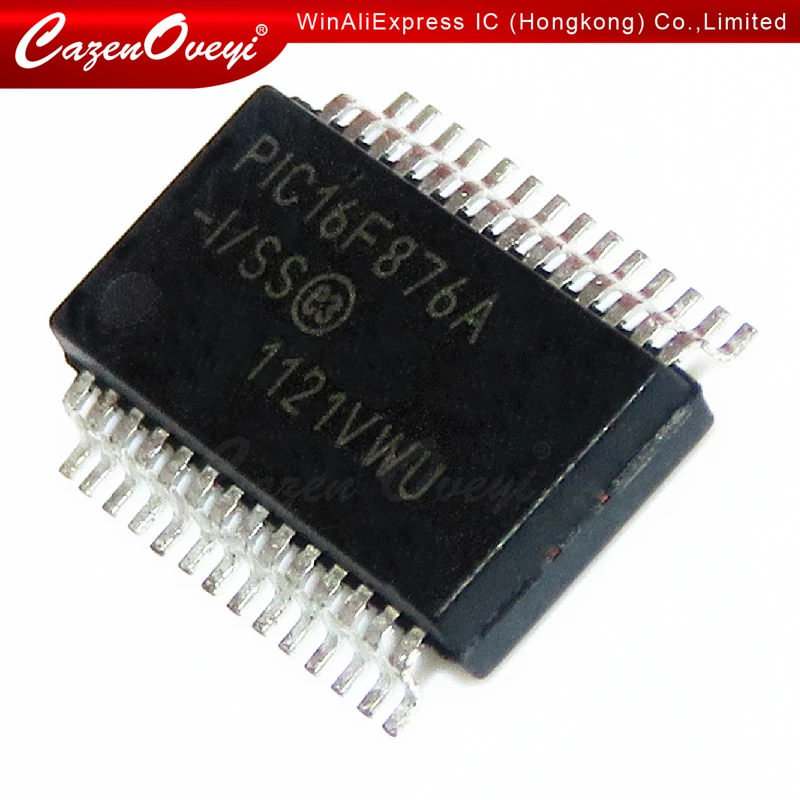 

CazenOveyi 10pcs/lot PIC16F876A-I/SS PIC16F876A-E-SS 16F876A-I/SS PIC16F876 SSOP-28