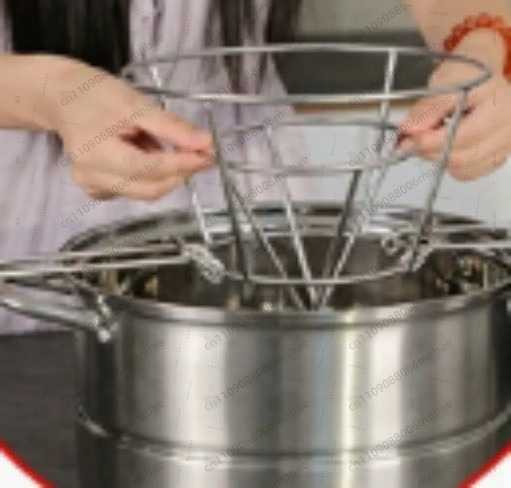 Deep Fryer Oil Cone Filter Holder Maple Syrup Cone Filter Stand With Folding Arms Stainless Steel Reusable Strainer Rack