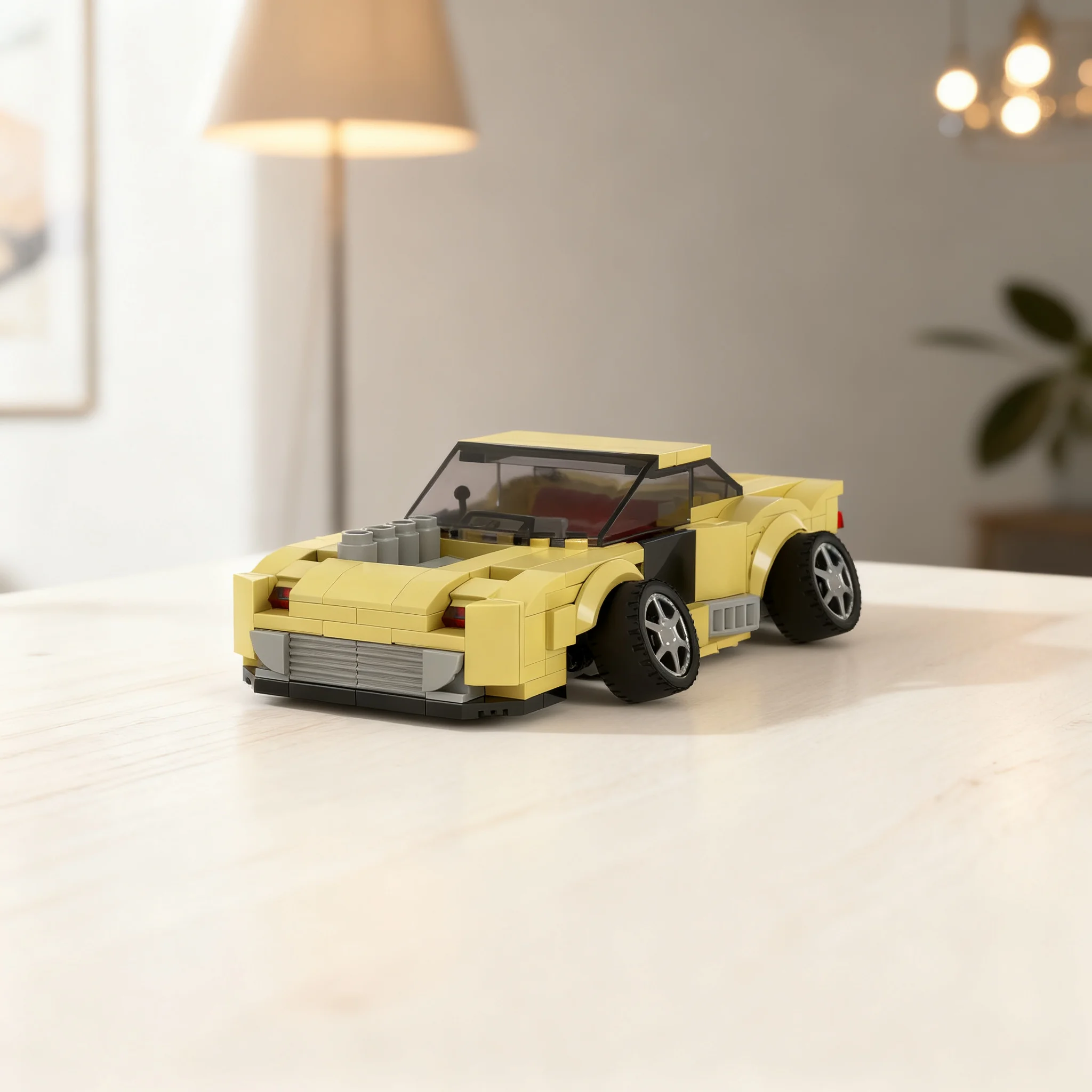 1255pcs MOC 4 Rotor Wankel Swapped Nissanns 180sx City Champions Model Building Blocks Christmas Gifts Construction Toy Display