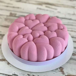 Meibum Heart Mousse Moulds Food Grade Silicone Cake Molds Valentines Day Wedding Party Dessert Baking Tools Kitchen Bakeware Set