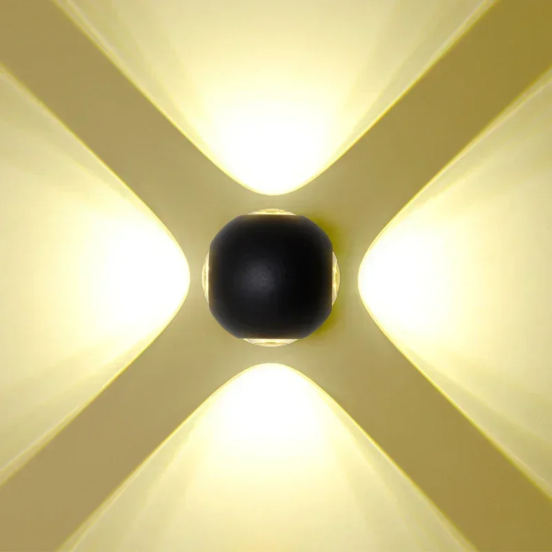 

Вверх и вниз, двор, балкон, крыльцо, украшение, уличный водонепроницаемый настенный светильник, алюминиевый светильник, внешний вид