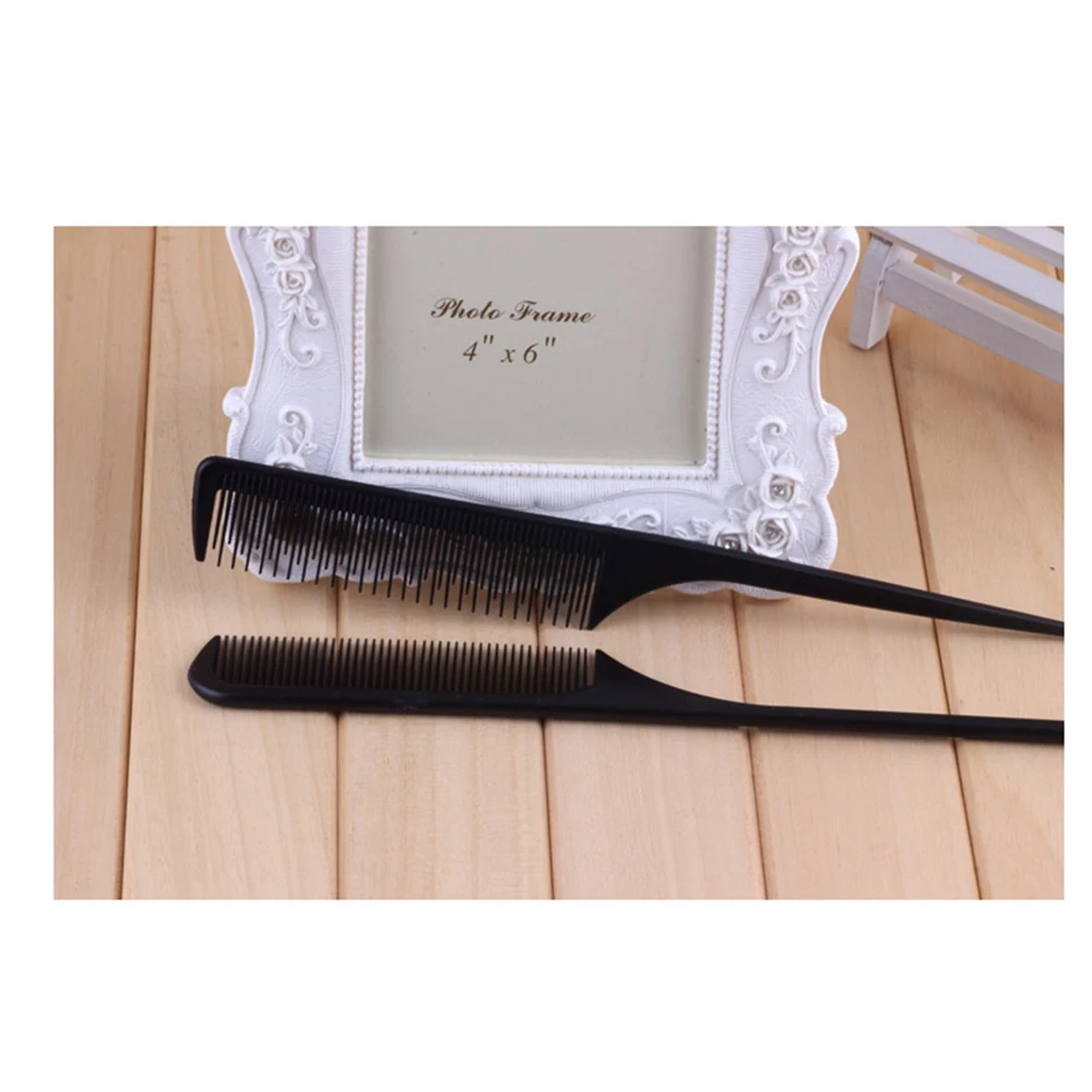 

4 PCS Anti-static Tip-tail Comb Professional Hairdresser Fiber Combs Shearing Tool Practical
