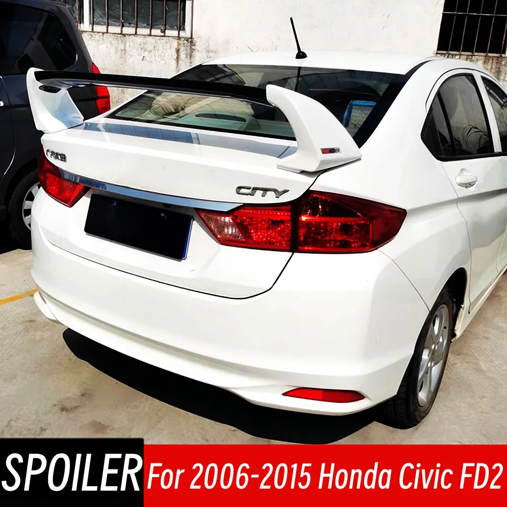 

For Honda Civic FD2 2006 07 08 09 10 11 12 13 14 15 Bodykit Car Rear Trunk Lid Spoiler Wings Exterior Tuning Accessories Part