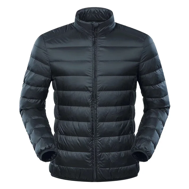 Kurtka puchowa męska Ultra lekka kurtka puchowa męska Kurtka puchowa męska Lekkie płaszcze z piór Nowa Chaqueta De Abajo Para Hombres