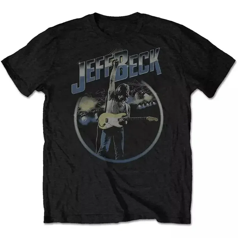 Jeff Beck Circle Stage Black T Shirt Full Size S 5XL