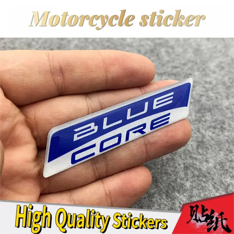 FI System Logo BLUE CORE Reflective Decal Stickers Moto Team Motorcycle Sticker For Fi FUEL INJECTION Accessoires Soft Rubber