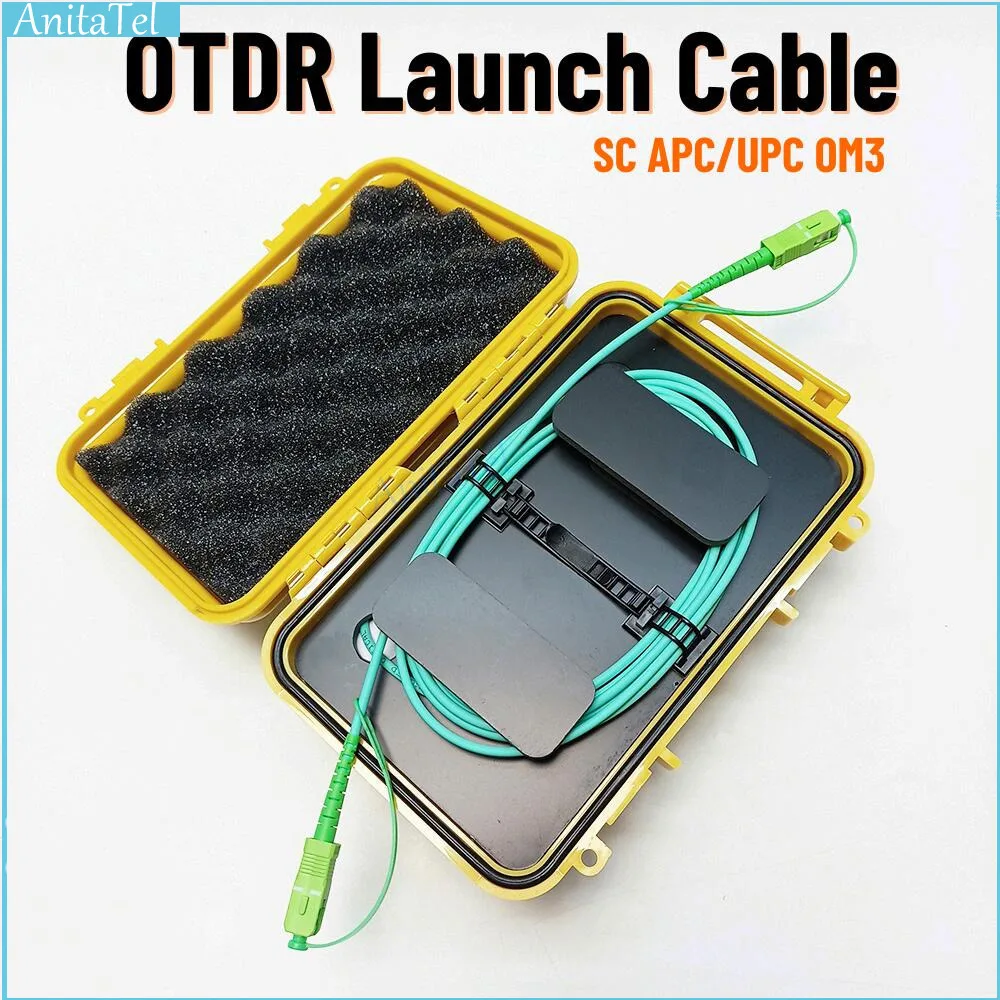 

Запуск кабеля OM3 Многомодовый SC-SC Оптический OTDR Тестовый удлинитель Устранитель мертвой зоны 150/300/500M