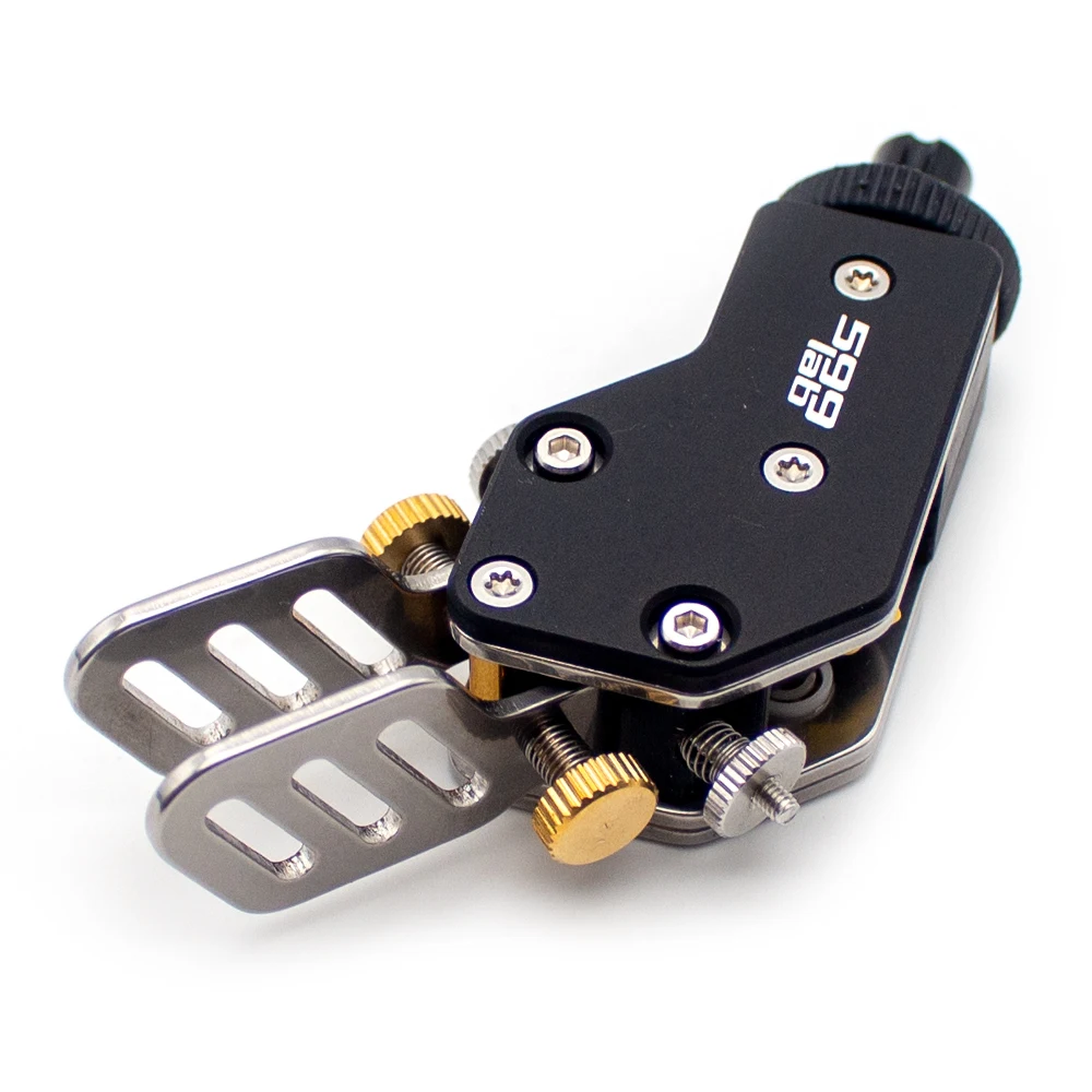 Mini Dual Paddle Morse Key Compact Type CW Morse Keyer For TX-500 Discovery Radio Lab599 CW-500