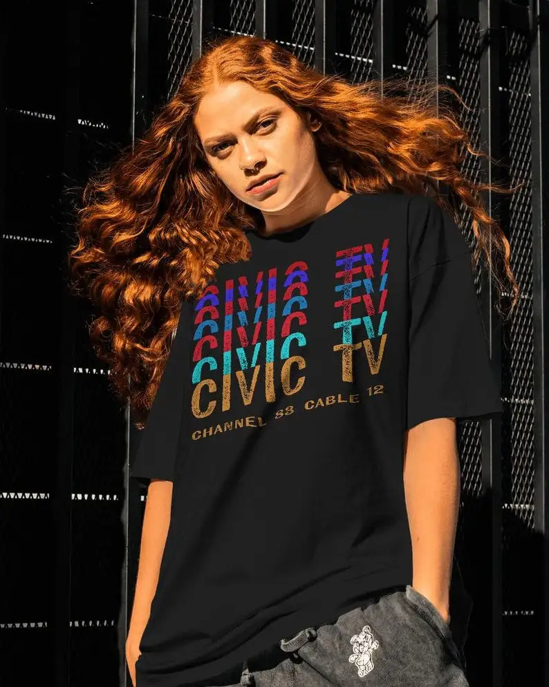 Civic Tv Shirt-graphic tees,videodrome shirt,vintage horror movie shirt,horror movie sweatshirt,horror movie crewneck,horror