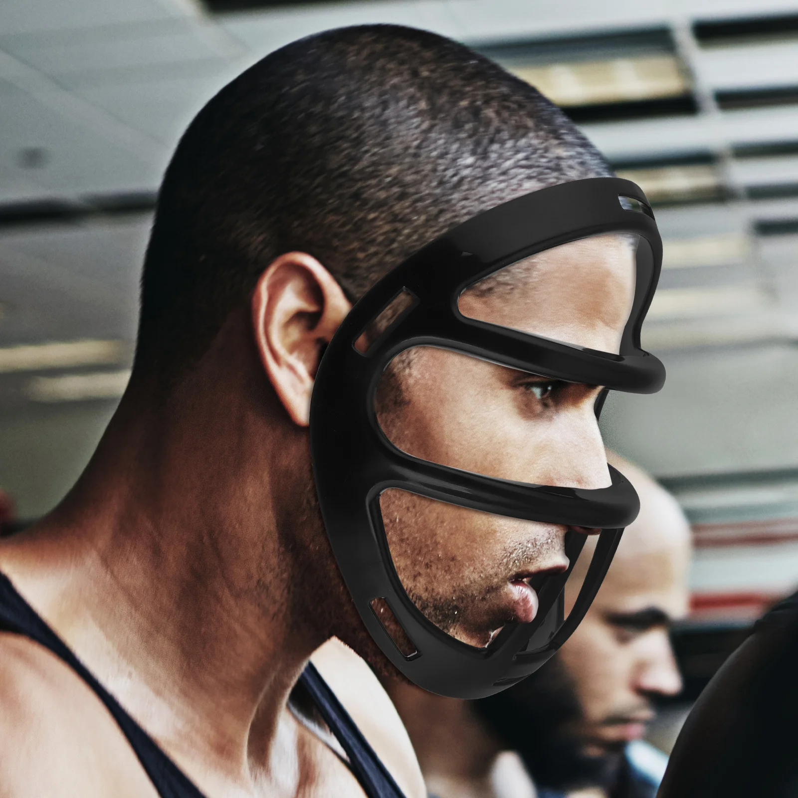 

Adult Muay Thai Design Lightweight Sports Protector For Boxing Training Nose Guard Mask Face