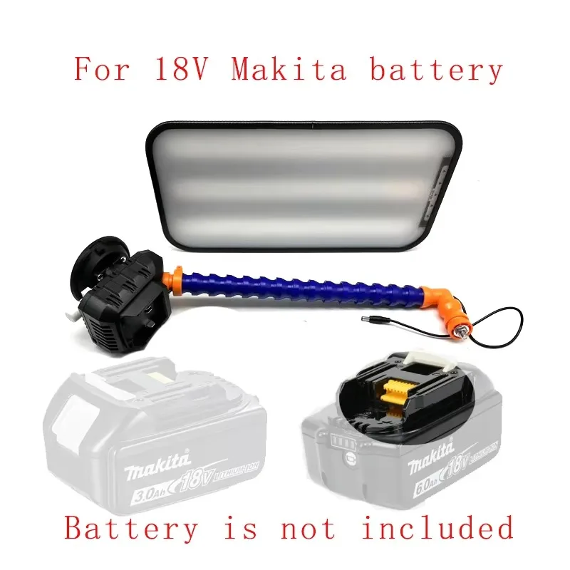 Sin batería recargable de 18v, lámpara de abolladuras inalámbrica con 8 lámparas Led, herramientas de reparación de automóviles ajustables, lámpara de abolladuras PDR king