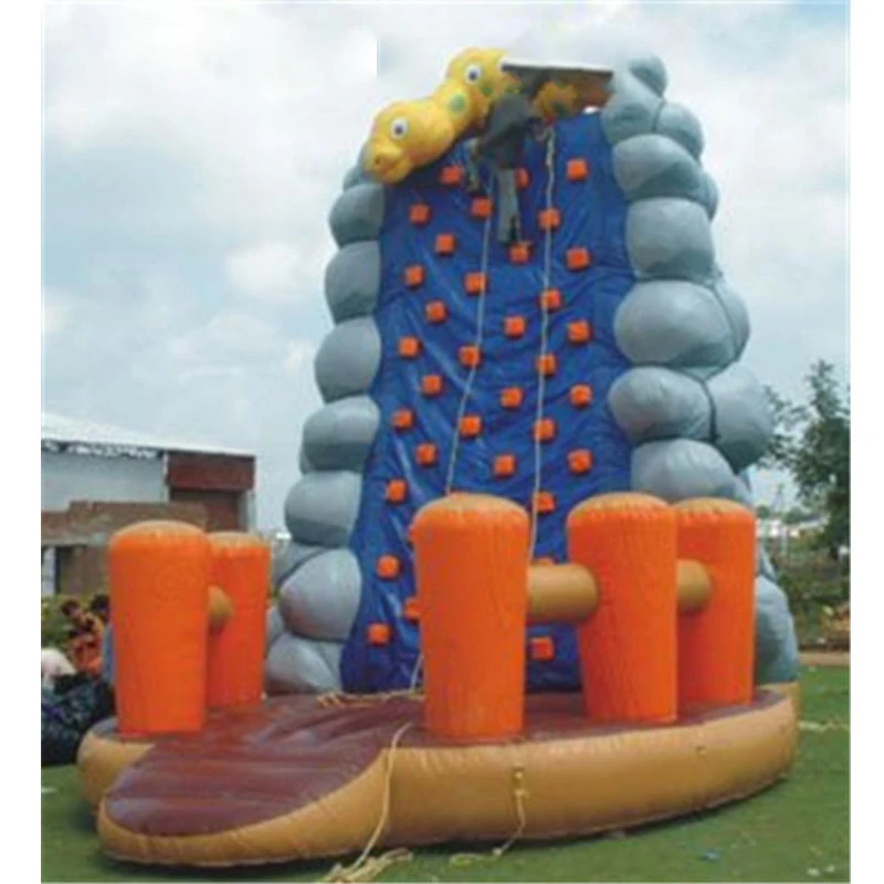 Popular Design Inflatable Climbing Wall Kids Climbing Sports Giant Inflatable Climb Sports Outdoor Play In Amusement Park