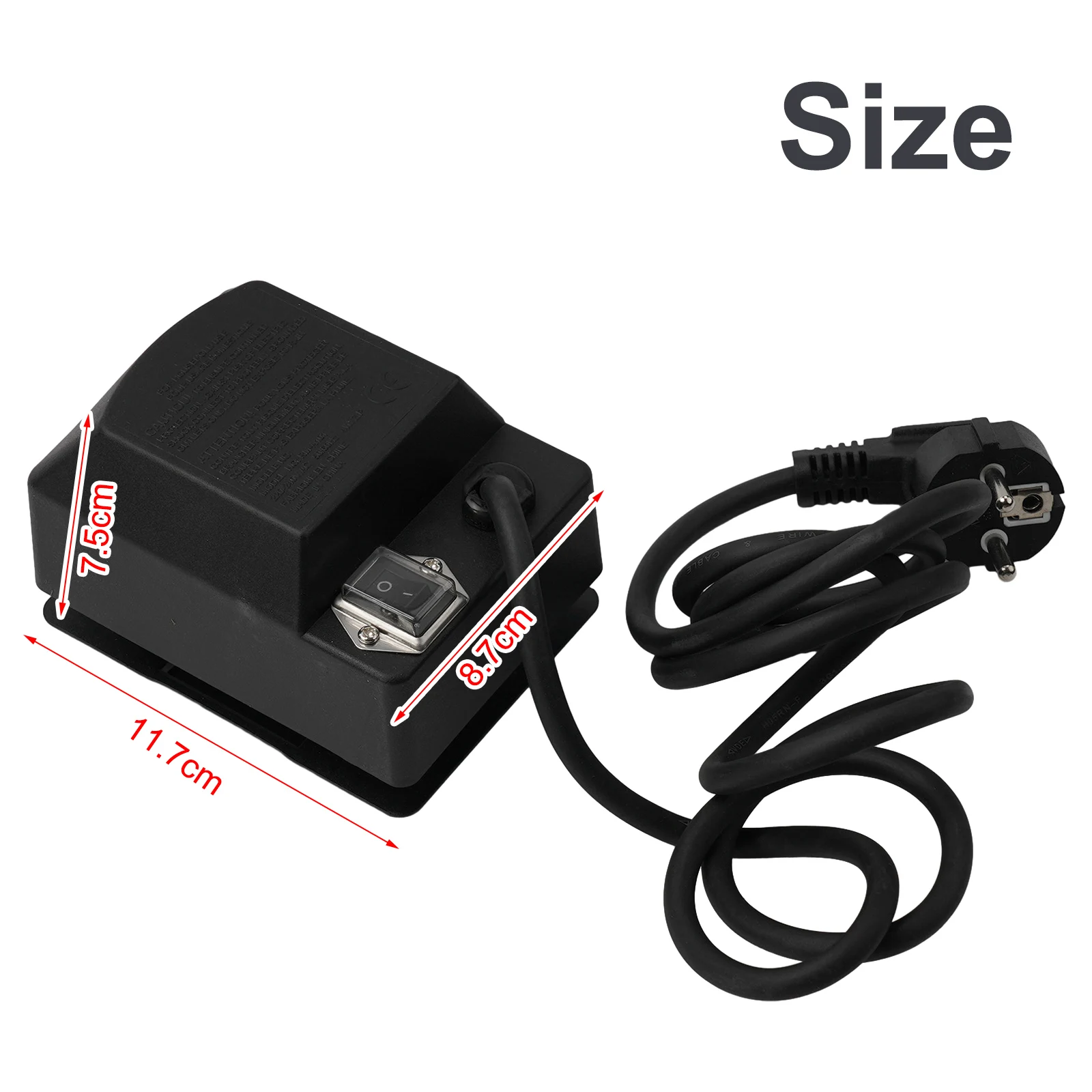 Electric BBQ Rotisserie Motor Long Service Time Low Noise Low Power Consumption 11.7*8.7*7.5cm Black Brand New