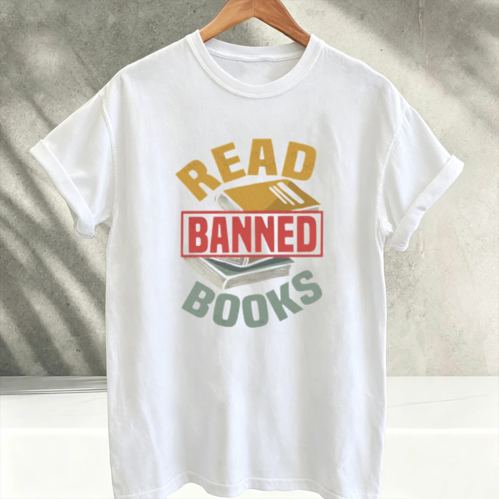 Read Banned Books Shirt: Unisex Bella Canvas Graphic Tee  Graphic T Shirts Shirts for Women Oversized T Shirt Y2k Top Aesthetic
