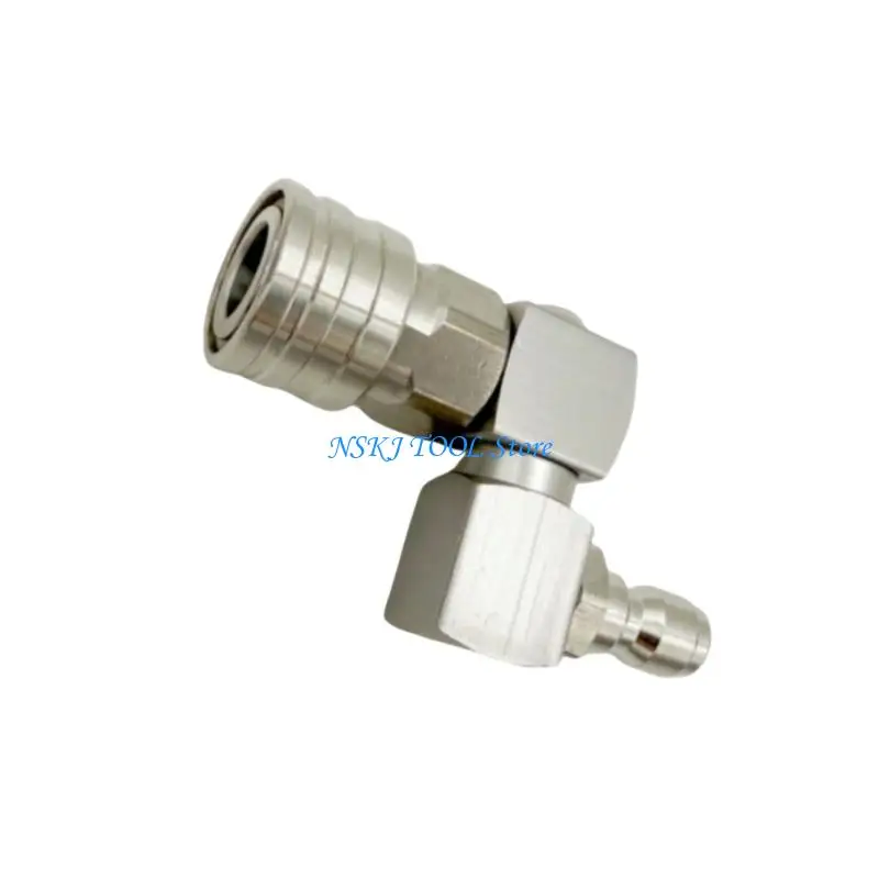 L8RC Corrosion Resistant Heavy Duty 1/4 Inch Quick Joint For Pressure Washer Prevent Hose Tangling And Kinking