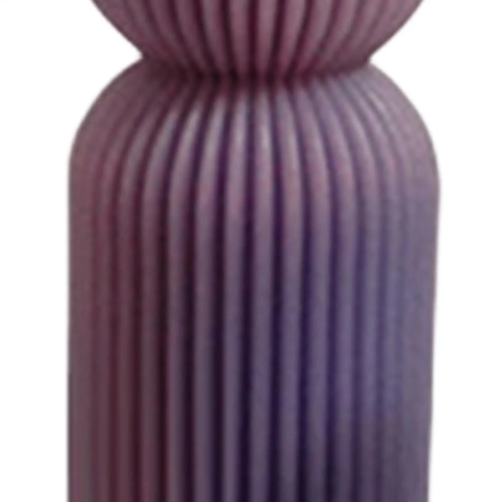 

Flameless Candle Realistic Warm Light Child Pet Safe Electric Candle Ribbed Decor For Dining Table Mantel Window Sill Bookshelf