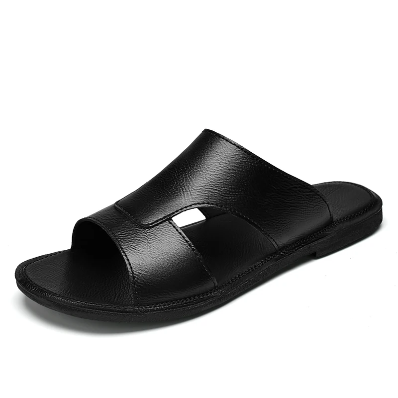 2024 CLOHOO Handmade Men's Fashionable, Trendy, Comfortable, Soft Bottom, Soft Surface, Anti Slip, Men's Casual Beach Sandals