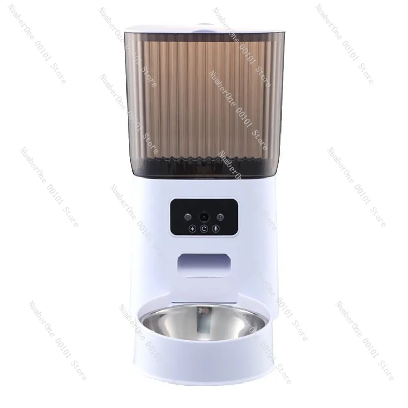 Intelligent Automatic Pet Feeder, WiFi-enabled Video Feeding Bowl, Large-capacity Dog and Cat Bowl with Water Dispenser