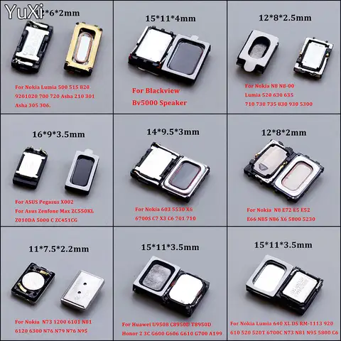 Altavoz de repuesto para Nokia n8, e71, n73, Blackview, bv8000, Asus zonfone, Xiaomi Redmi, 2 unidades