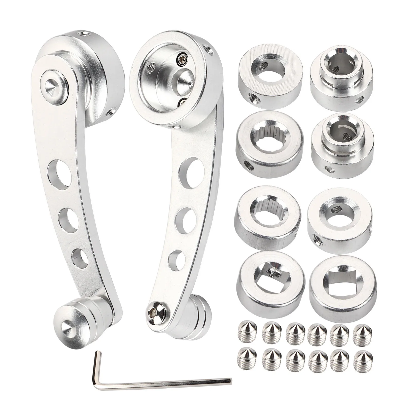 Legering raamgreep Riser Winder Crank geschikt voor klassieke auto Winder Crank Window Crank Window Riser Window Handle