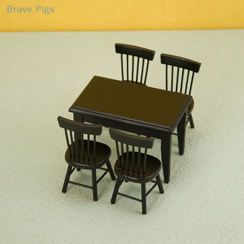 DollHouse Mini Furniture Decoration Mini Handmade Table And Chair Model Shooting Scene Props