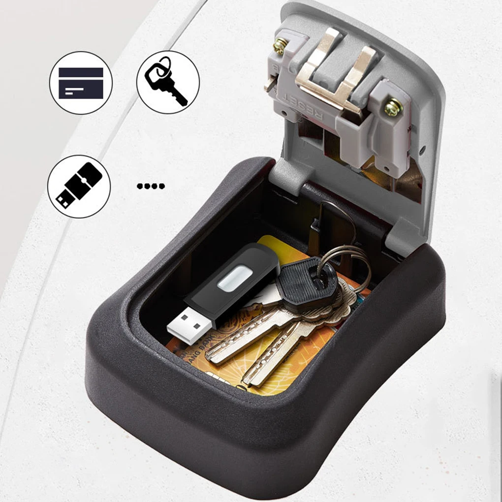 Rust-Resistant Key Box Easy Access Storage Solution Secure Storage Secret Storage Box Sturdy Lock