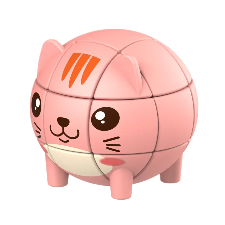 جميل ثلاثية الأبعاد الكرتون الحيوان تصميم 3x3 متعة الإبداعية المكعب السحري زخرفة 3x3x3 لغز كوبو ماجيكو مكعبات عيد ميلاد أفضل الهدايا للأطفال