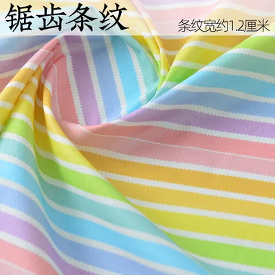 110x50cm 20s Baumwolle Digitaldruck Bunte Punkte Nähstoff, zur Herstellung von Kleidung, Babyhosen, Kinderhandarbeiten, Nähstoff – Detail 4