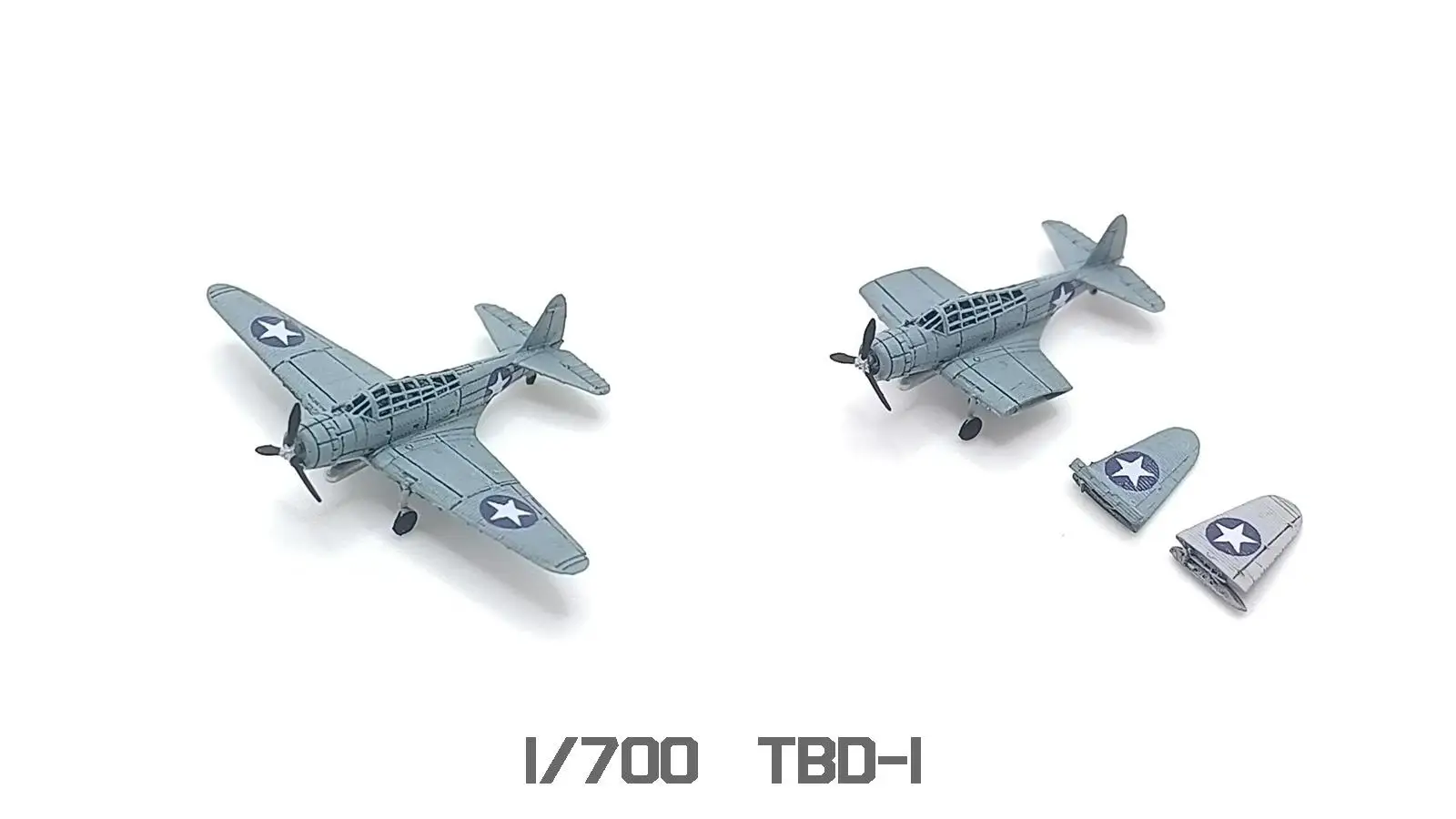 

YZM Model YZ-016C 1/700 TBD-1 Devastator carrier-borne torpedo bomber