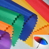 190T Polyester Waterproof Fabric Per Meter for DIY Decoration Dust Cover Shower Curtain Sewing Outdoor Tents Textile Thin Plain